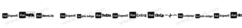 RVN RAIRegular字体转换